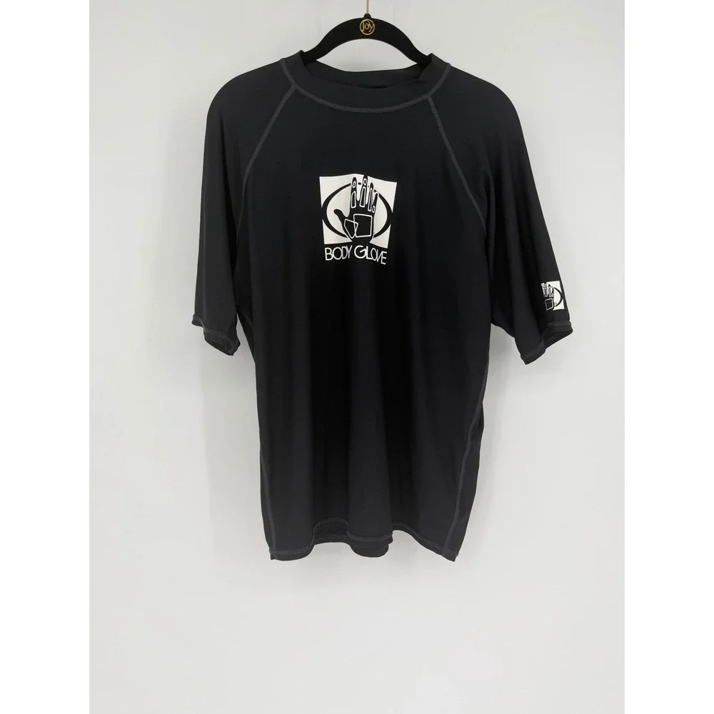 Body Glove‎ Kids XXL Black Rash Guard Short Sleeve UVP 50+ Sun Protection